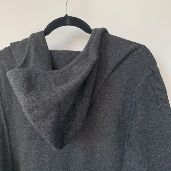 Wrap London Gray Organic Cotton Open Cardigan Size 12 - Picture 7 of 10